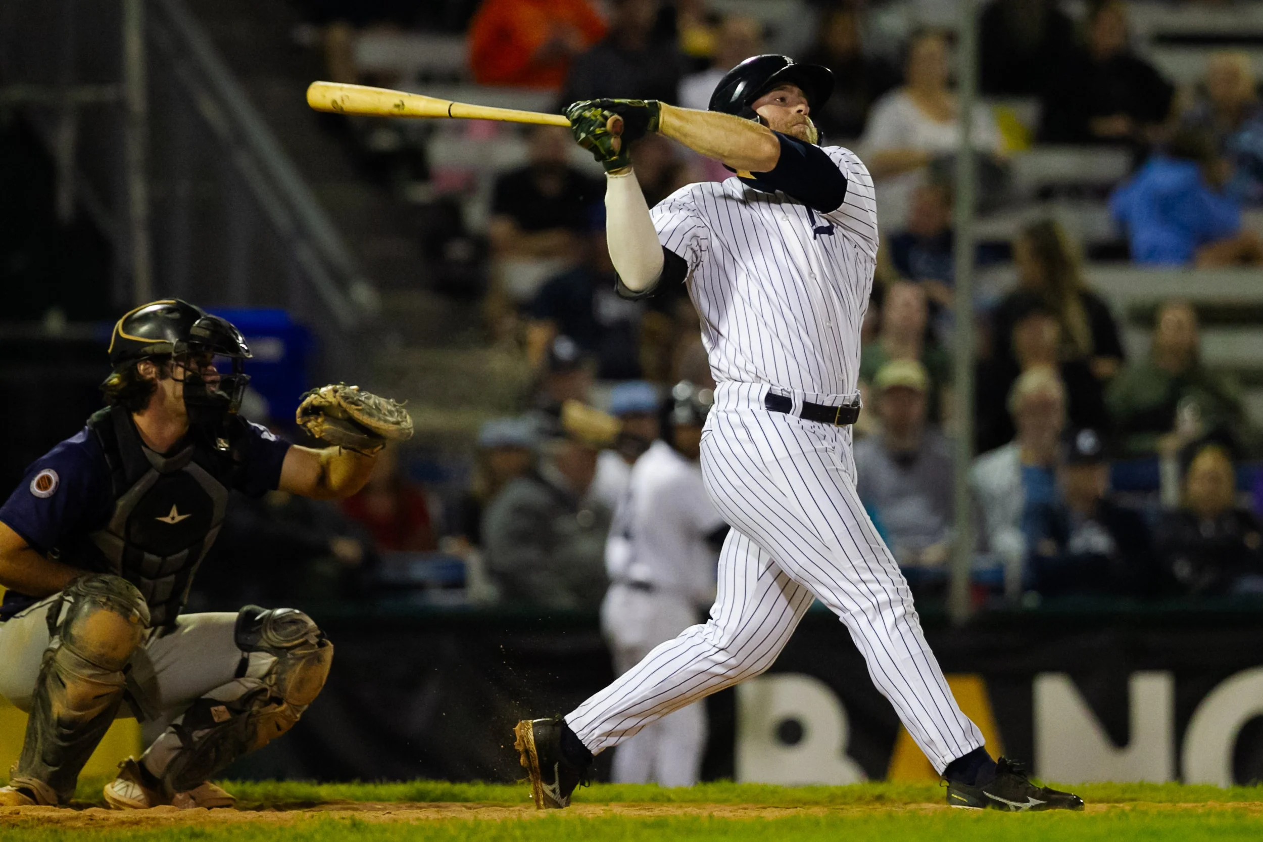   Byron Reichstein has flourished in the leadoff spot in the Majors’ lineup. (Photo: Matt Hiscox Photography).  