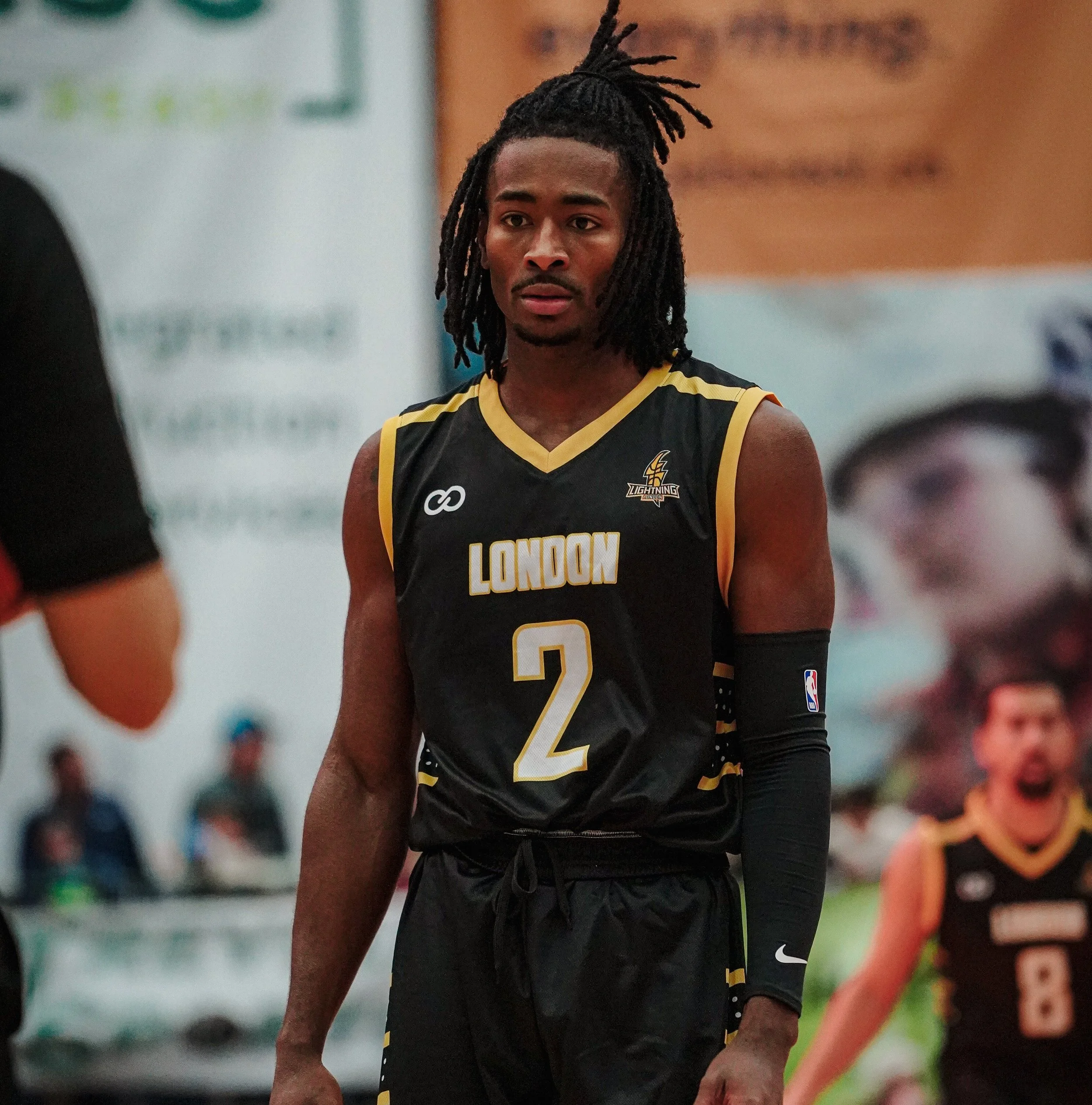   Jachai Taylor had a solid first game in a Lightning uniform, tallying 22 points on 9-for-16 shooting. (Photo: Emmah Cacciotti).  