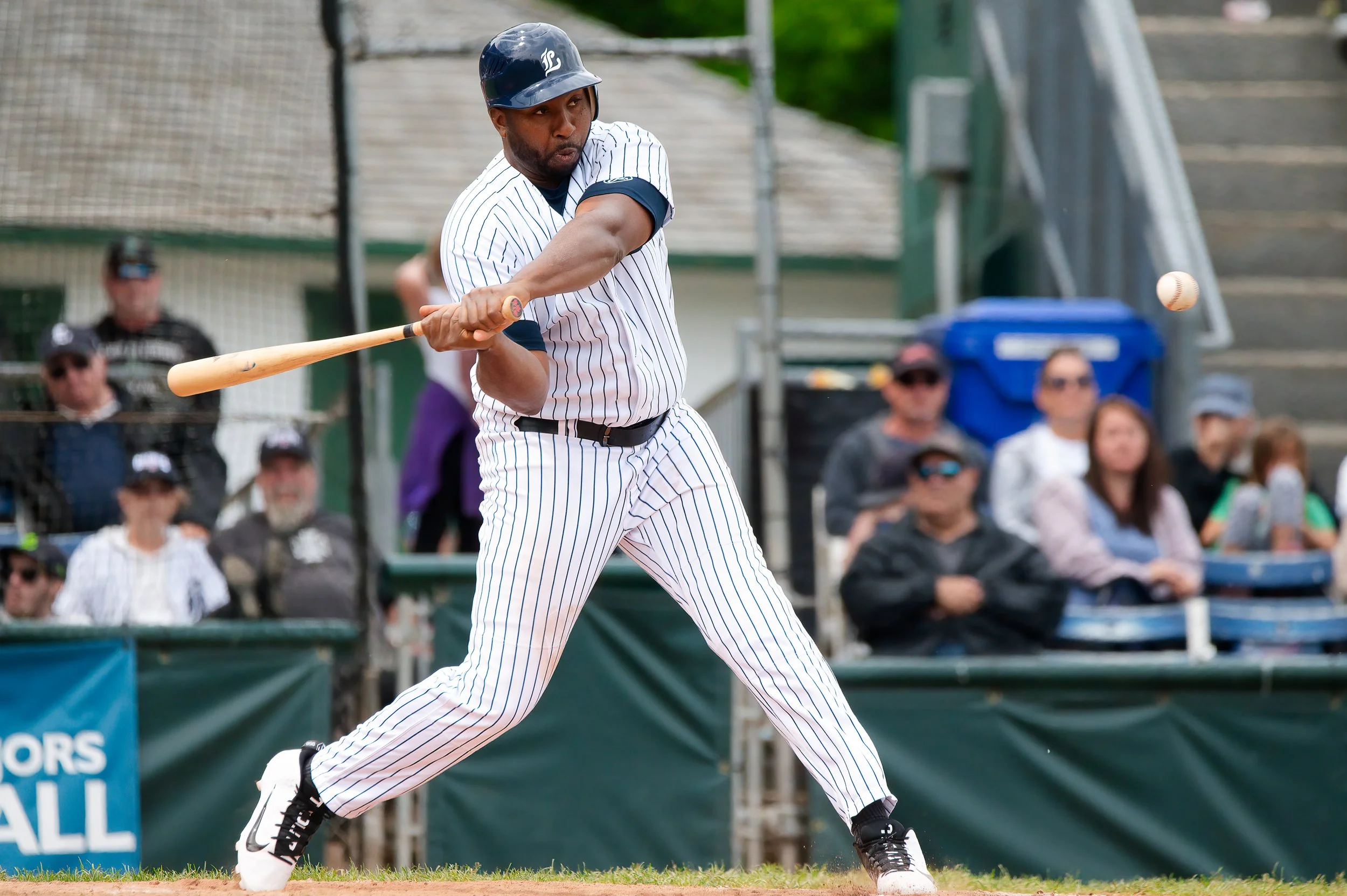   He’ll turn 38 in August, but Cleveland Brownlee doesn’t appear to be slowing down. Entering the weekend, he led the league in several offensive categories, including batting average and slugging percentage. (Photo: Matt Hiscox Photography).  