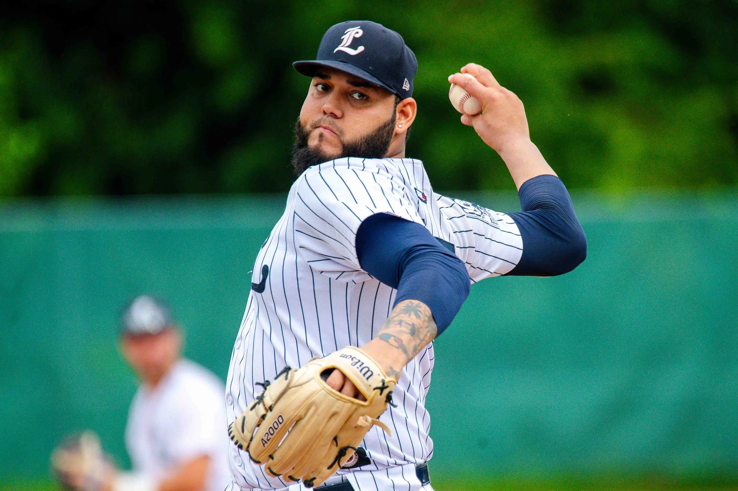   Majors right-hander Jose Arias could play a key role in their playoff series against the Hamilton Cardinals. (Photo: Matt Hiscox Photography).  