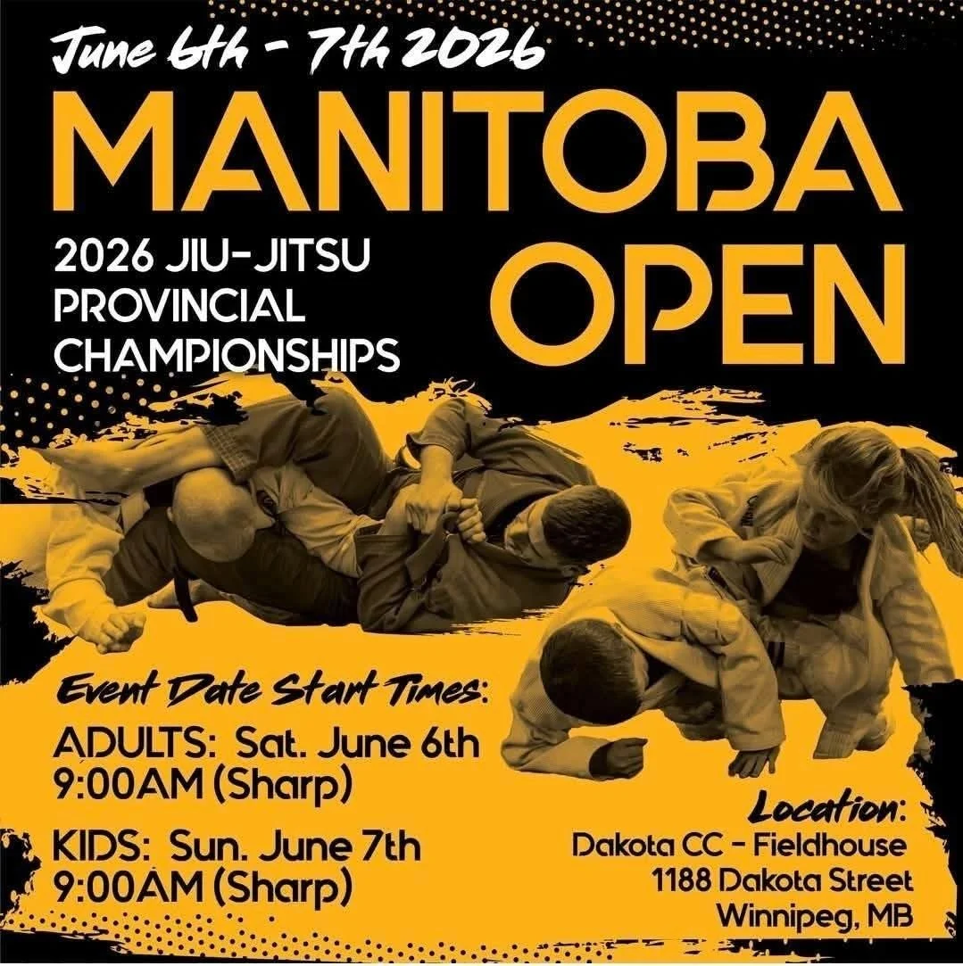 Leading Edge gym will be competing at the Manitoba Open in Adult gi and no-gi BJJ. The Leading Edge BJJ kids program will be competing at the Manitoba Open in gi and no-gi BJJ.