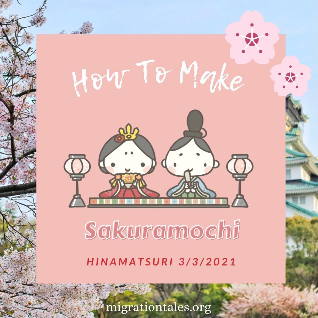 ✨food Friday week2🌸🍡! We will be featuring food from all over the world with recipes so you can make them!

✨🏮Our second food is the #sakuramochi or #桜餅 eaten during the #hinamatsuri, also known as #girlsday or #dollsday 🎎🌸
Some ingredients for 