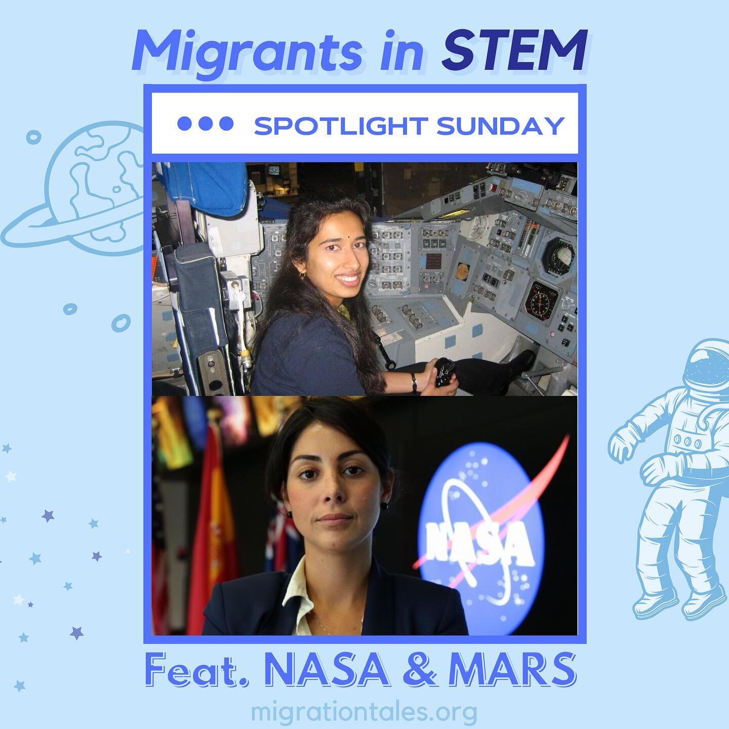 ✰ SPOTLIGHT SUNDAY✰ Space version!🚀
Every Sunday, we will be featuring 2-3 migrants for their brilliant contribution to global development. Stay tuned!
🔹This Week: Migrants in NASA🔹
- In light of the NASA Mars 2020 rover mission, people took the o