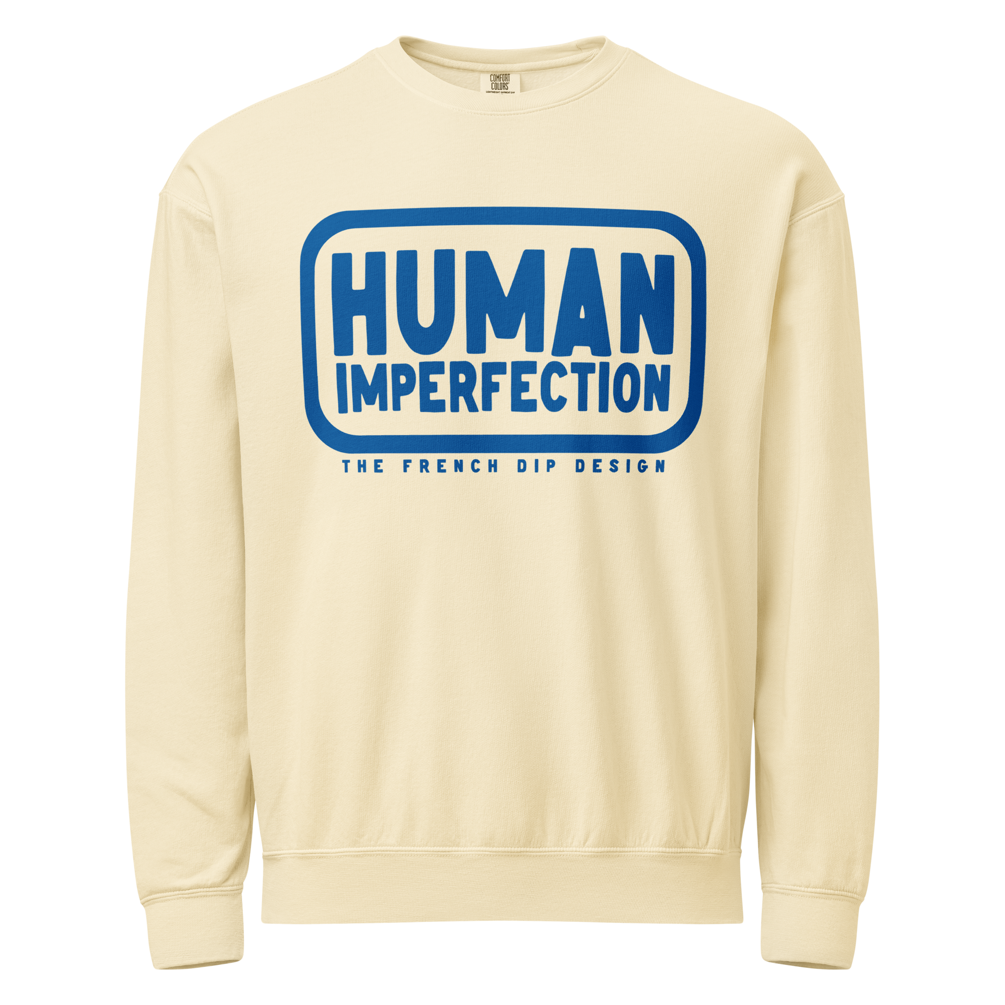 Human Imperfection - Cream Crewneck Sweater