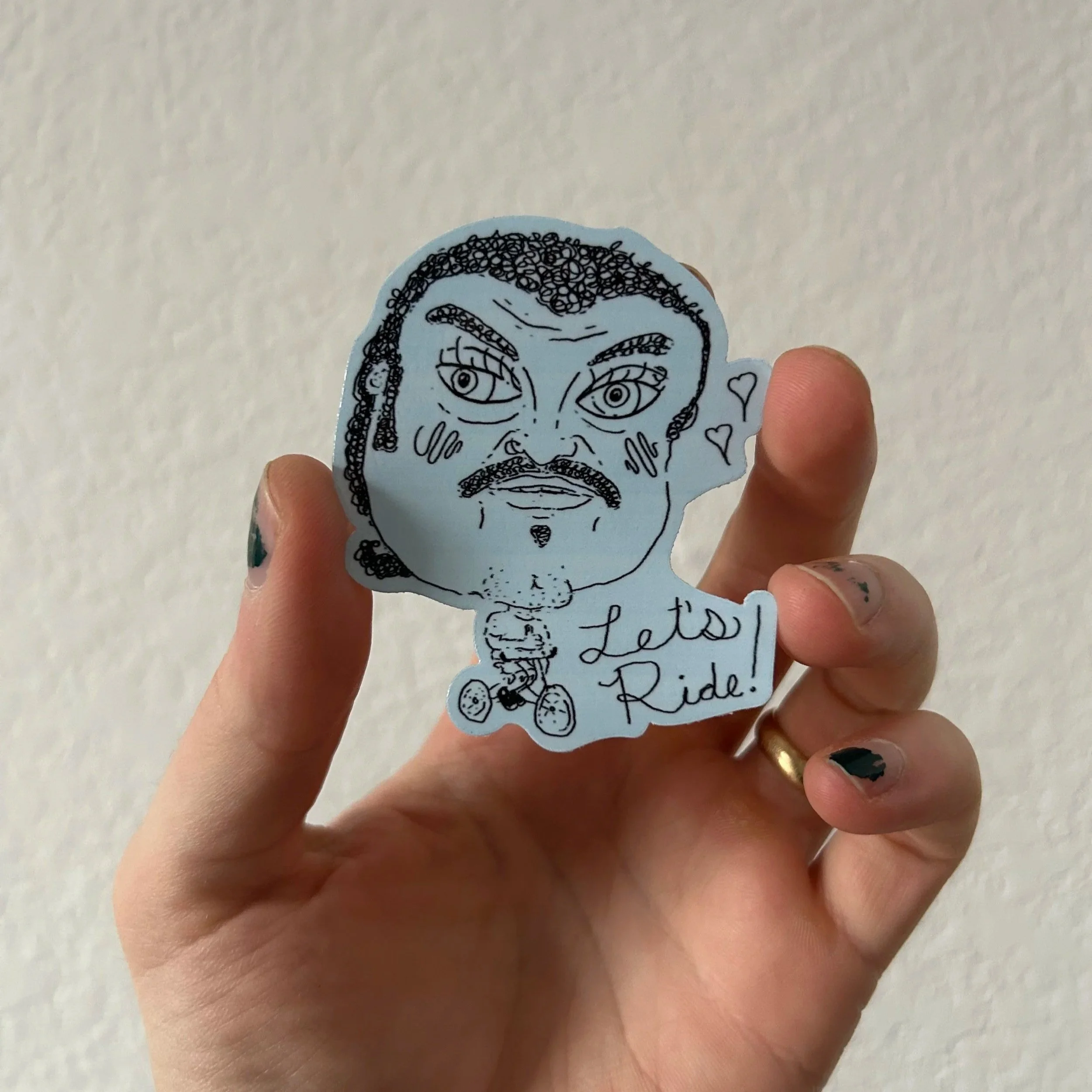 "Let's Ride" Sticker