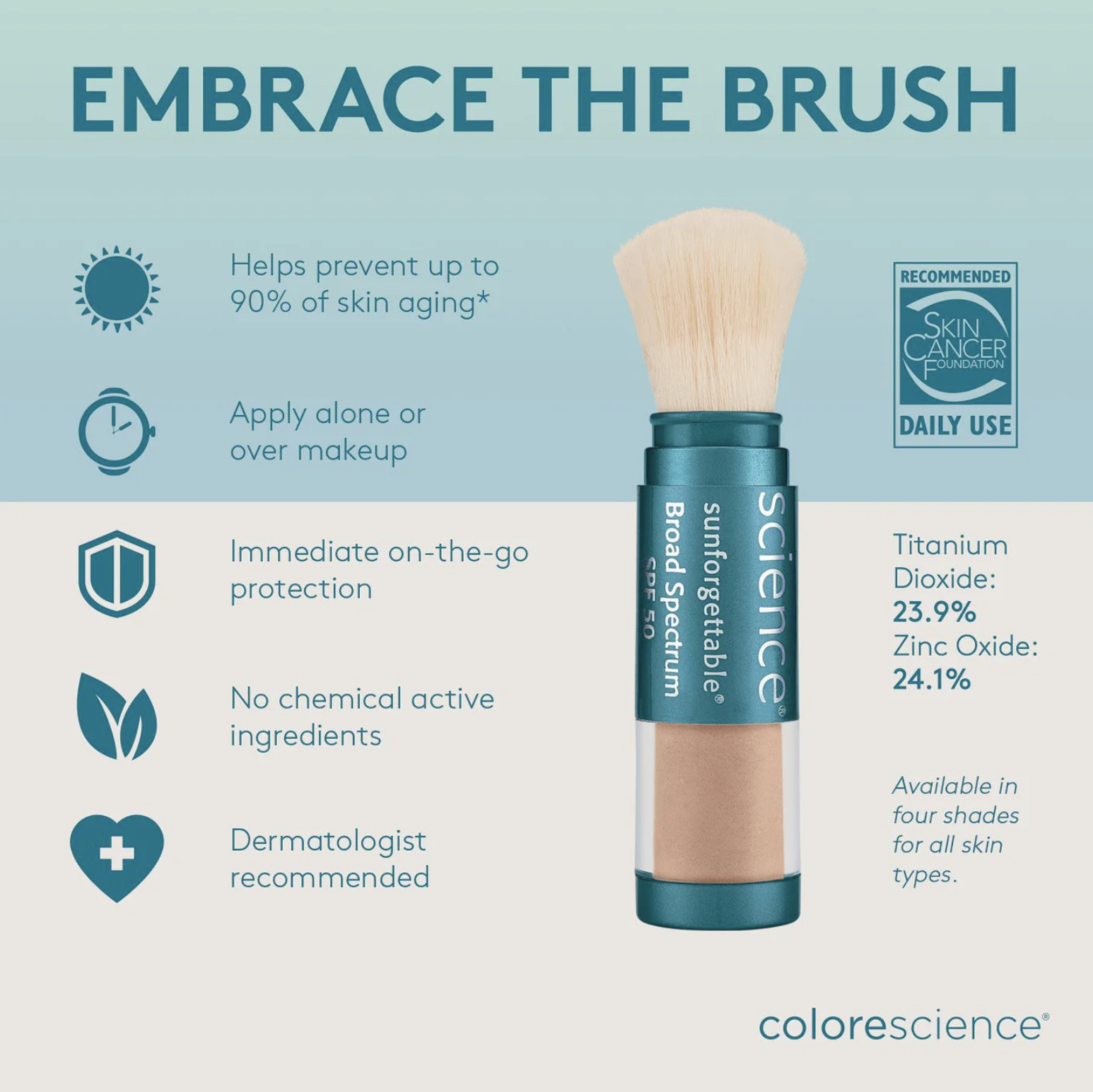 ColorescienceSunforgettableBrushColorScienceOn Shield Glow1.png
