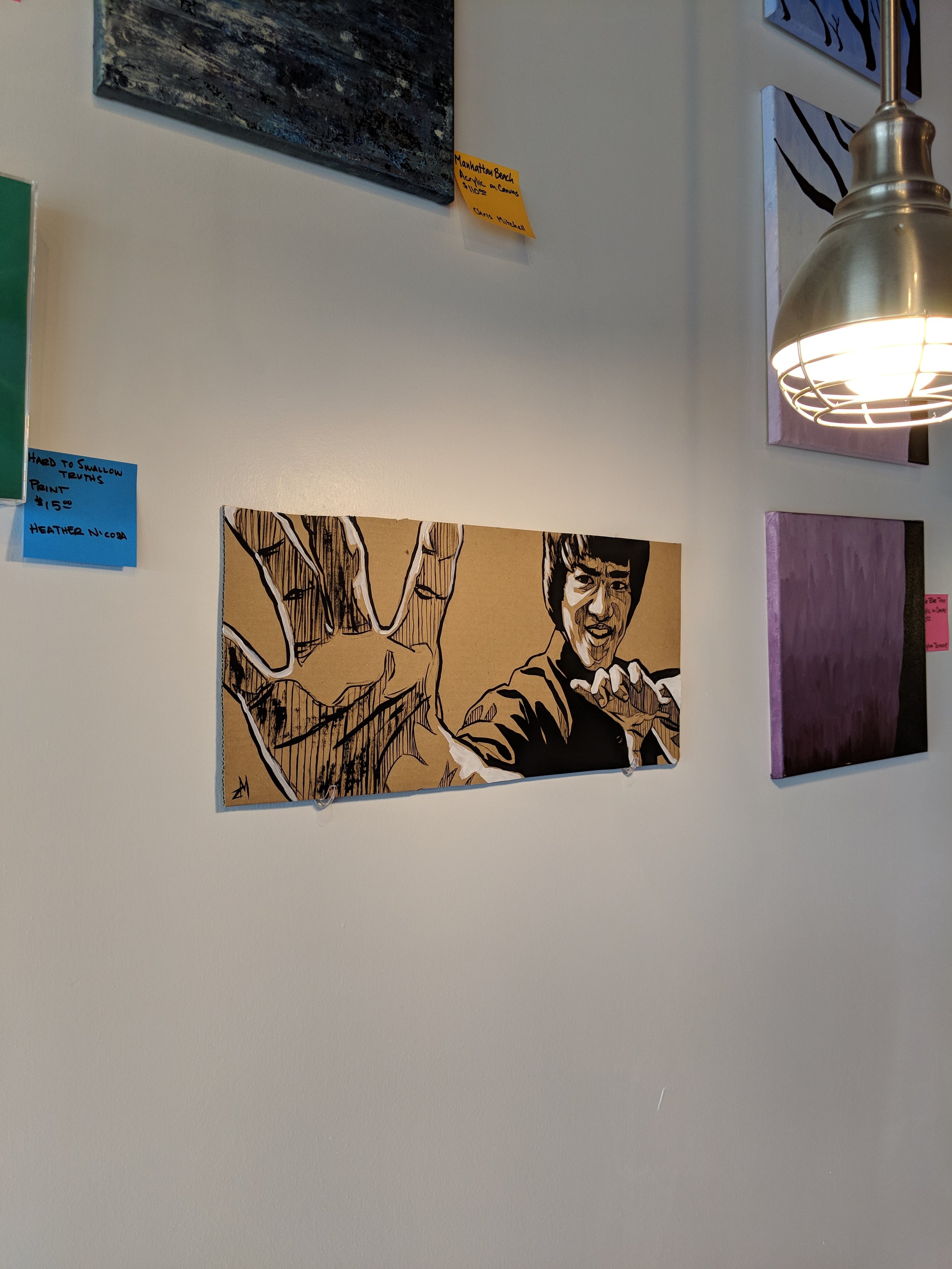 Art up at Devious Desserts and Creamery in Carrollton, TX