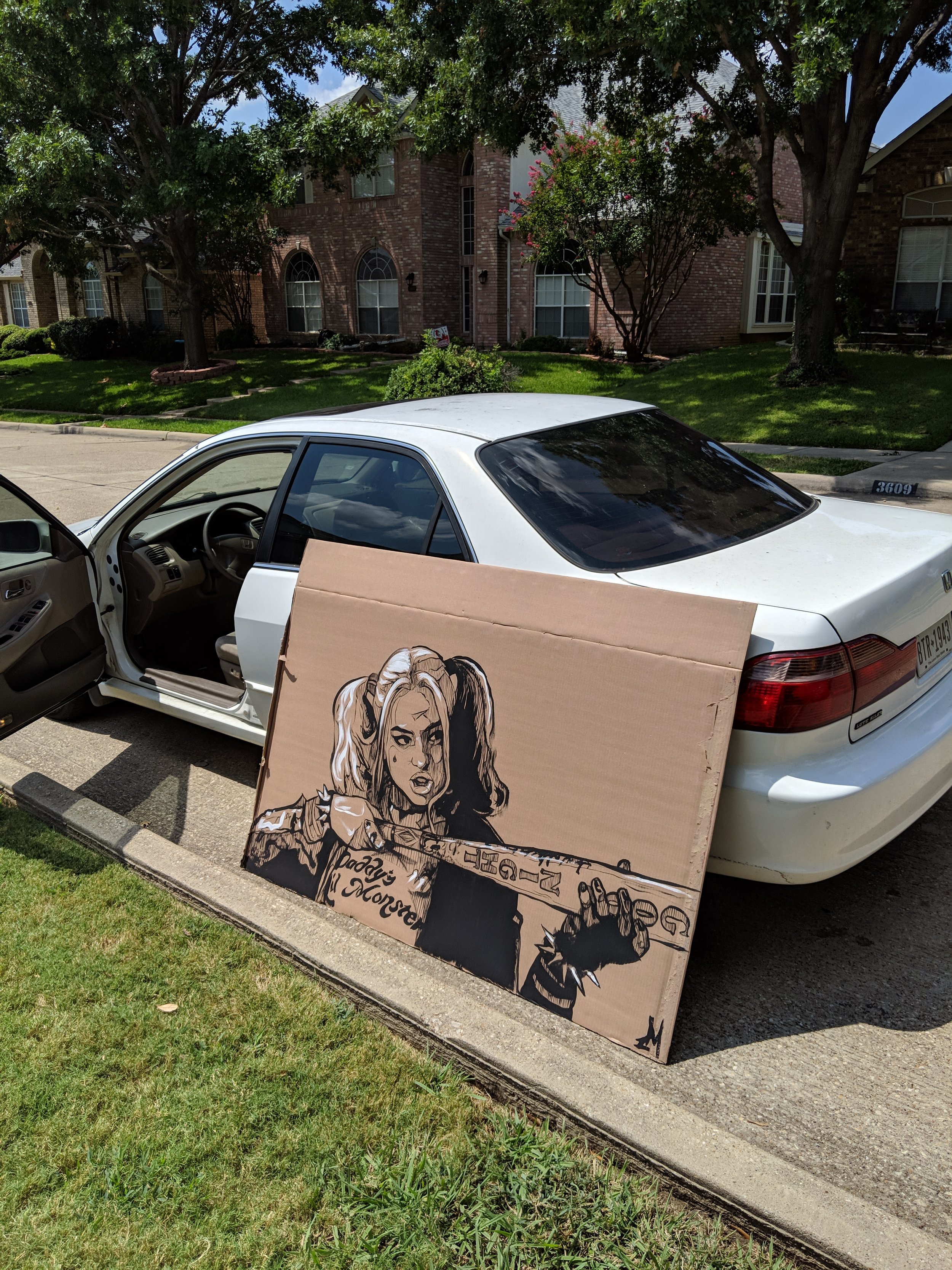 I couldn't deliver this one because it wouldn't fit in my car