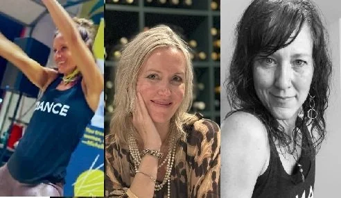 Wednesday Class at the Avalon with Maria, Meredith and Jacqueline