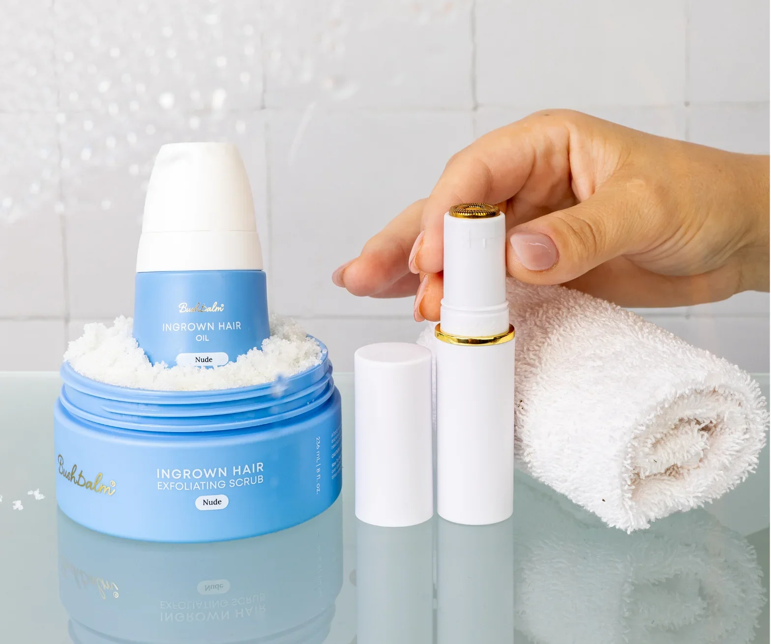body waxing with BushBalm! 