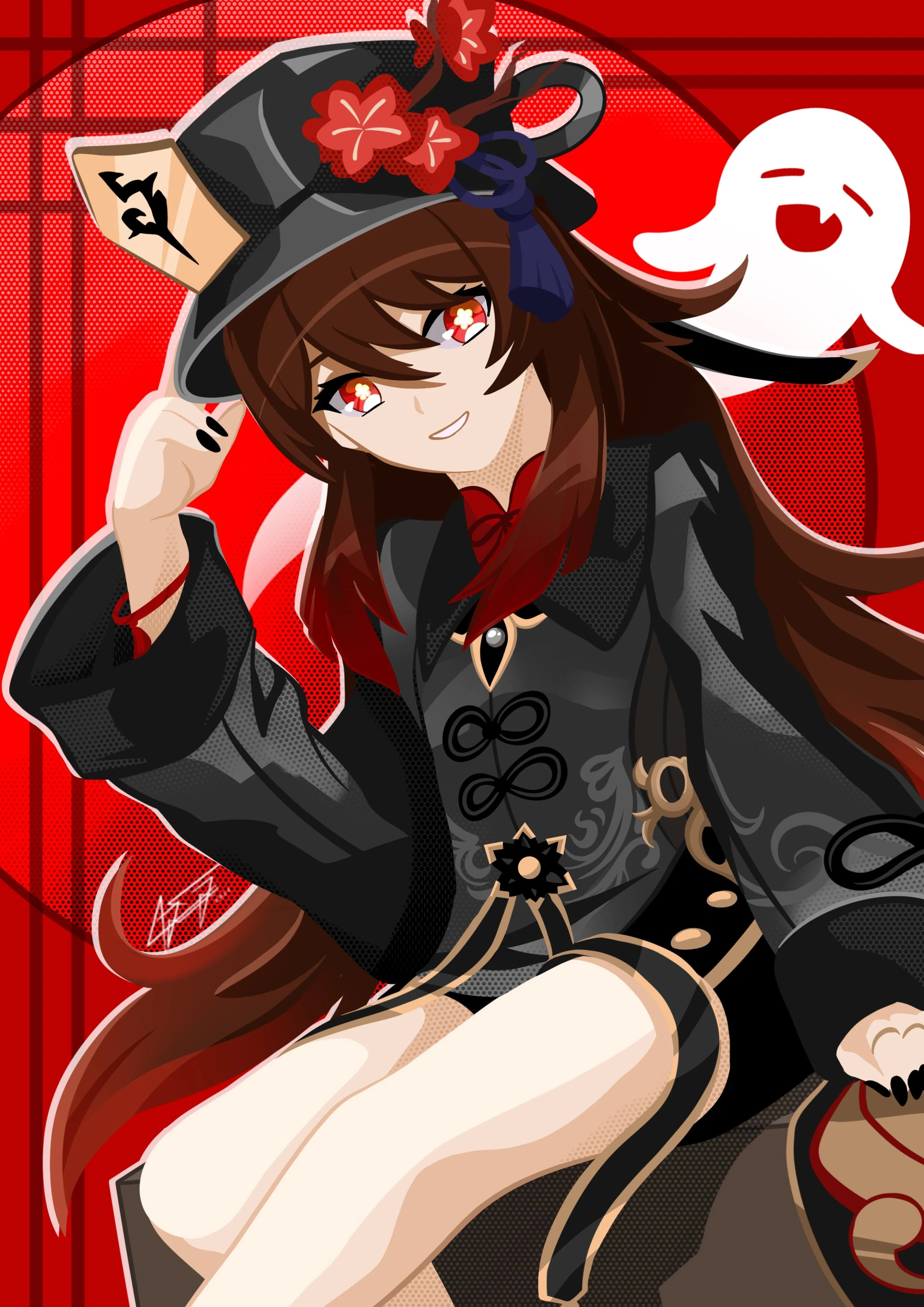 Genshin impact: Hu Tao