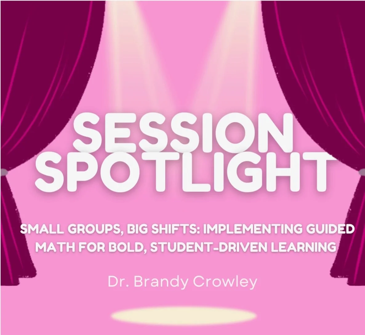 Are you ready to make a bold shift toward truly student-centered mathematics instruction? This session explores how guided math and purposeful small-group instruction can transform the way students think, talk, and make sense of mathematics.  Partici