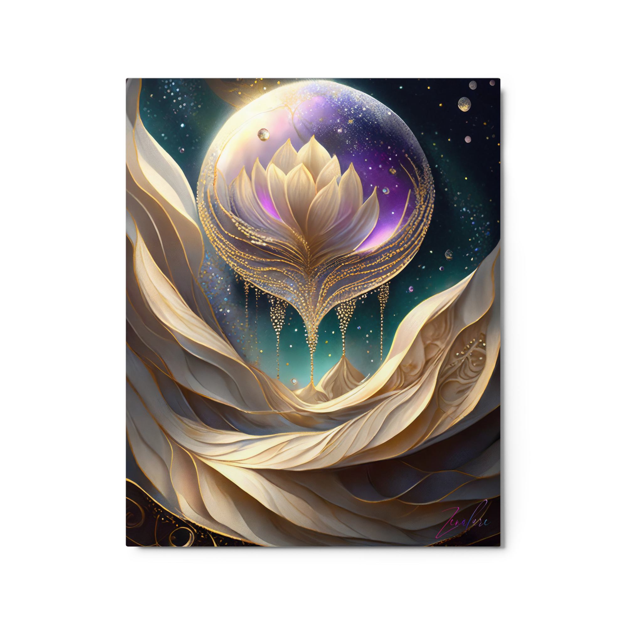 Graceful Intuition & Reverence - Luminous Infinity Edge Art Print
