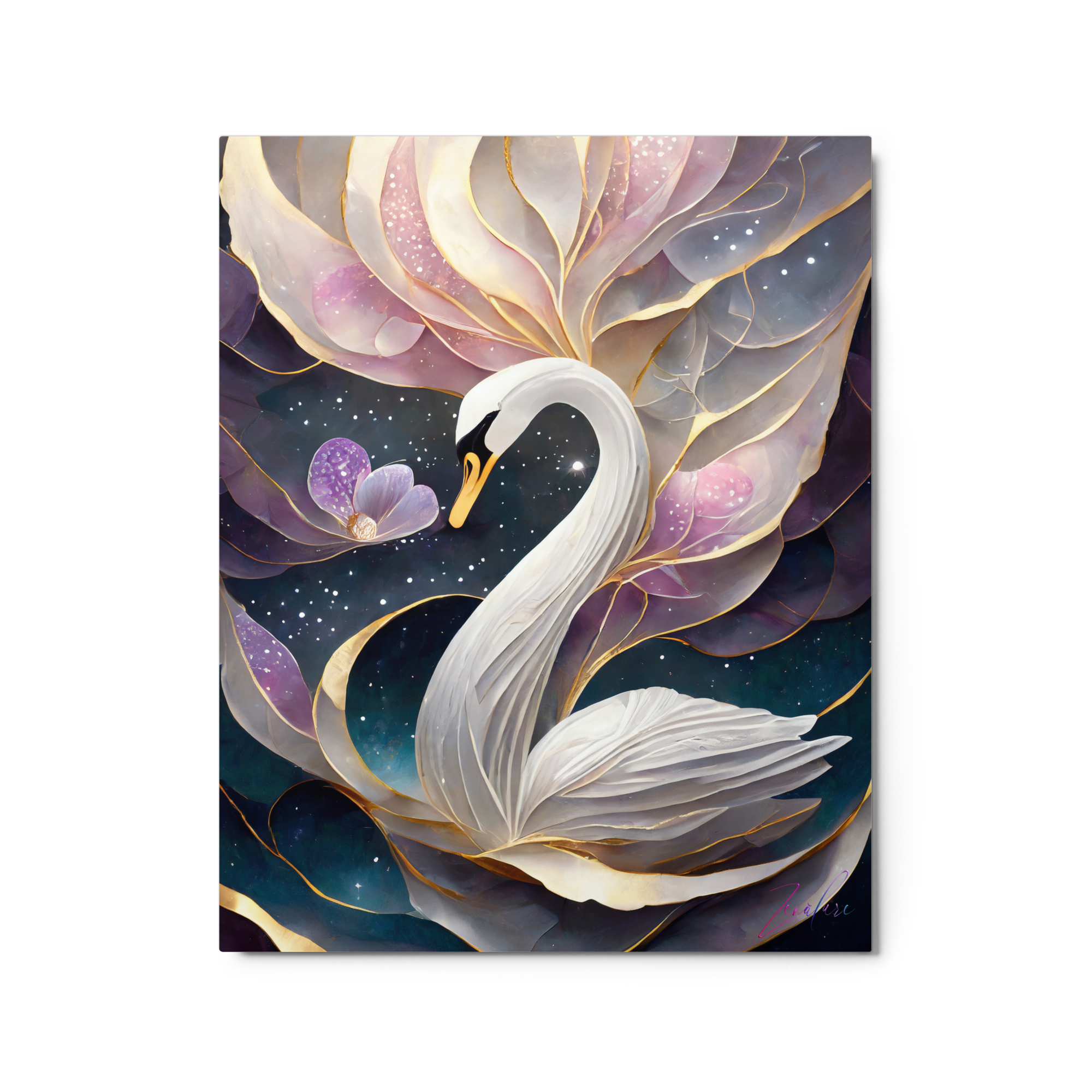 Graceful Intuition Stratified - Luminous Infinity Edge Art Print