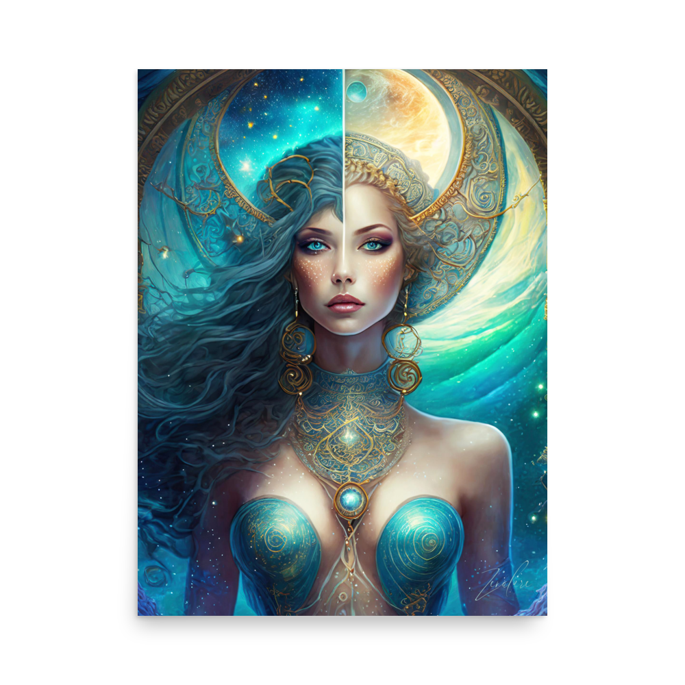 Zodiac Pisces Horoscope Poster