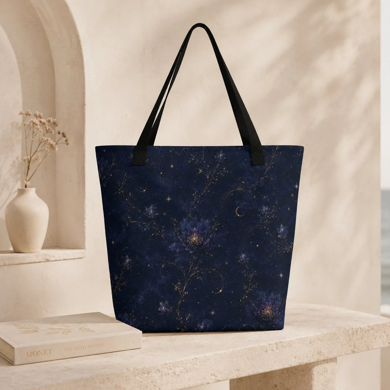 Moonwater Large Art Pocket Tote