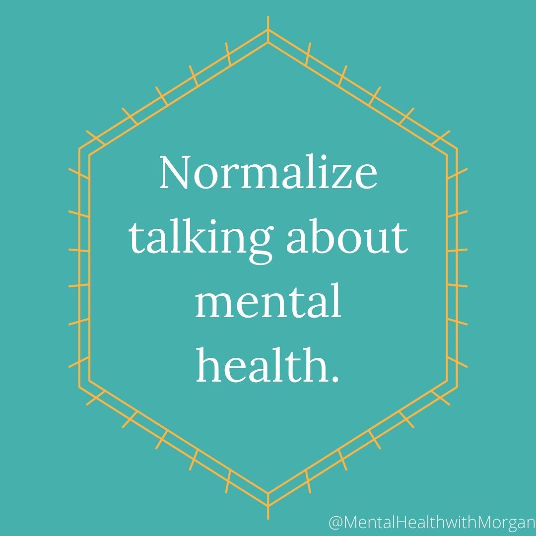 Today is World Mental Health Day! This day serves as a reminder that mental health IS health. As a society it's important for us to normalize talking about our mental health just like we do our physical health. Taking care of our mental health is so 