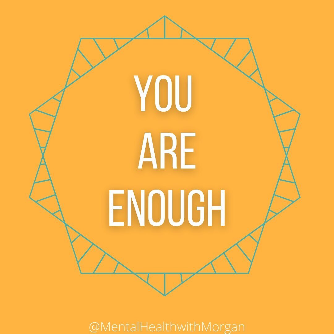 A friendly reminder in case you forgot, YOU ARE ENOUGH. 
.
Despite what the voices in your head might say or what people in your life might tell you, you are enough just the way you are.
.
It's okay if you've made mistakes. It's okay if you feel lost