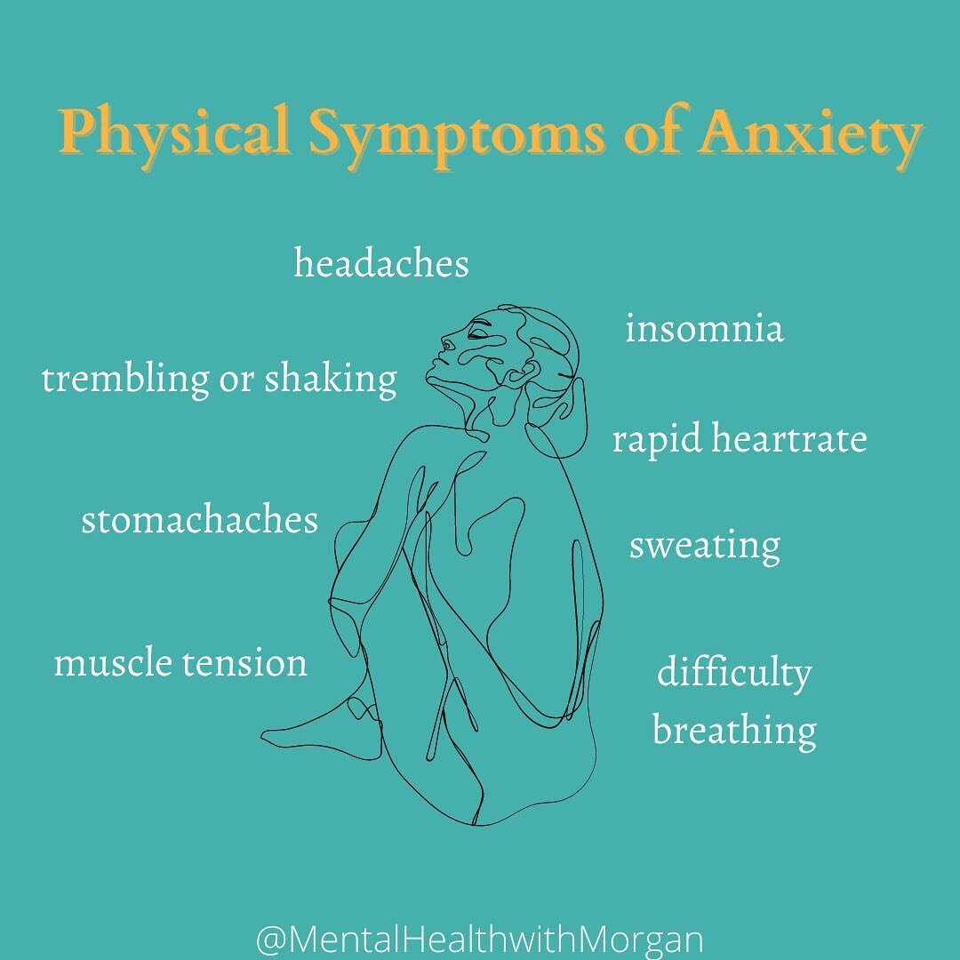 Are you experiencing any of these symptoms regularly? Chances are you're anxious! We often aren't in tune with our physical body and tend to ignore important cues it&rsquo;s giving us. We're so used to pushing through uncomfortable physical feelings 