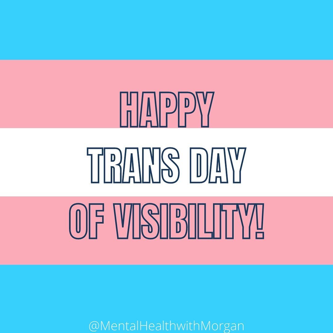 Today is International Trans Day of Visibility! It is a day to celebrate trans and nonbinary people and also a reminder for us all that trans rights ARE human rights. There have been a record number of anti-trans bills introduced across the country a