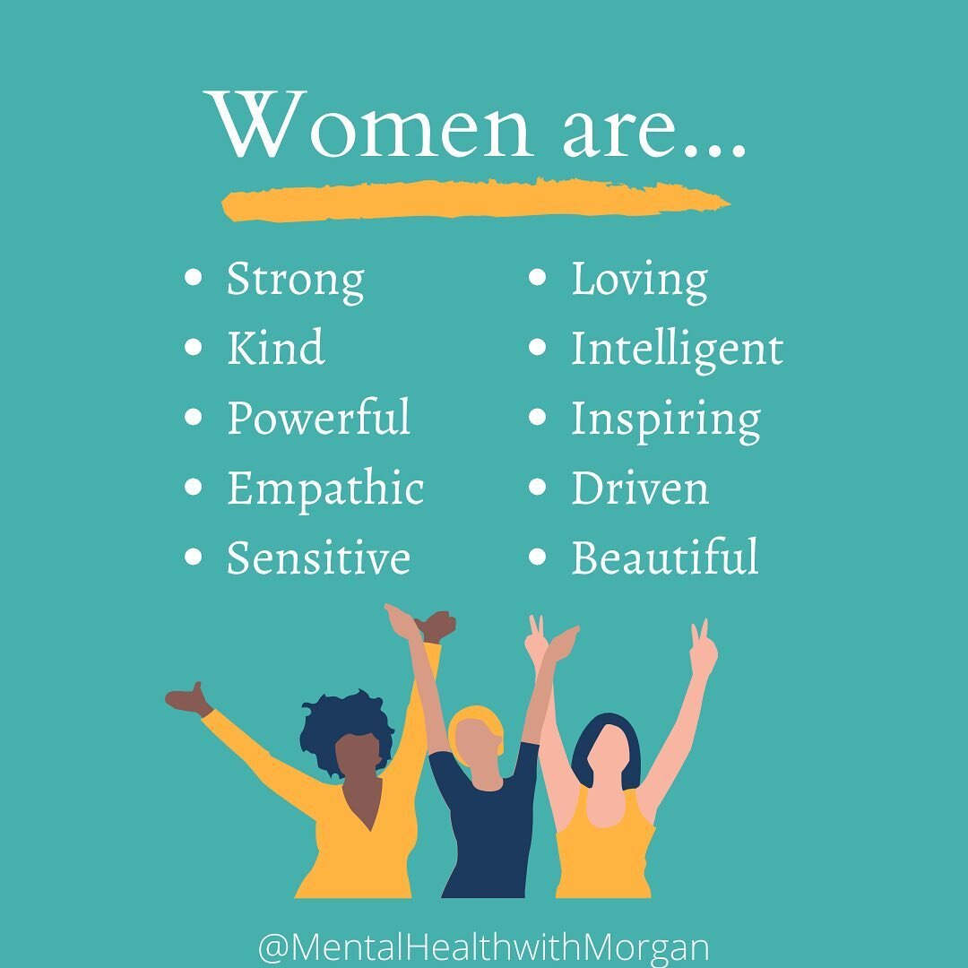 Women are BADASS and today we celebrate them. Women are all the things listed above and so much more! I am grateful to know and love so many incredible and inspiring women. Take some time to celebrate yourself and the women in your life today and eve