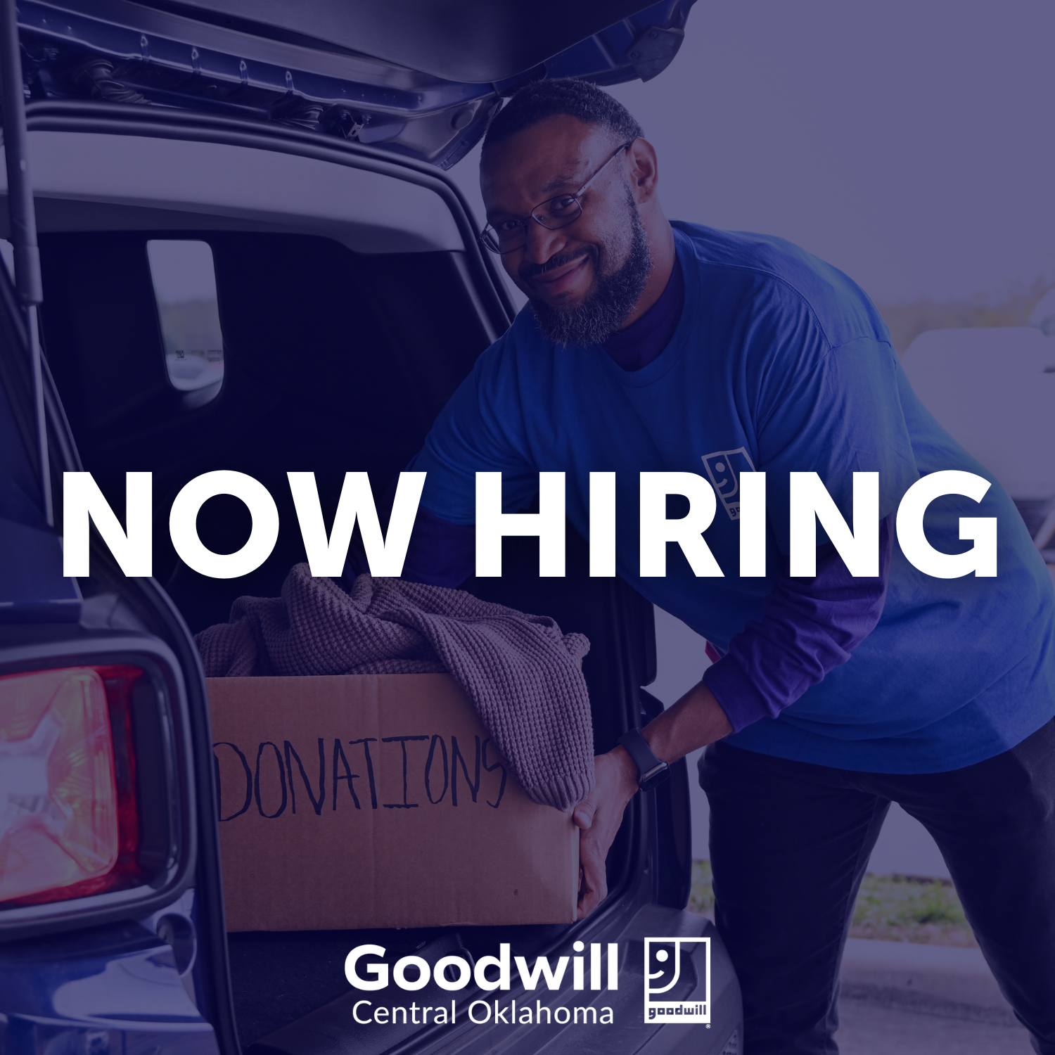 Now Hiring Square Graphics for Goodwill