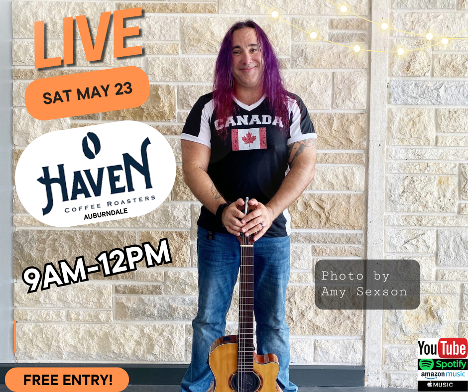 DANIEL PEPIN LIVE AT HAVEN COFFEE ROASTERS (AUBURNDALE)