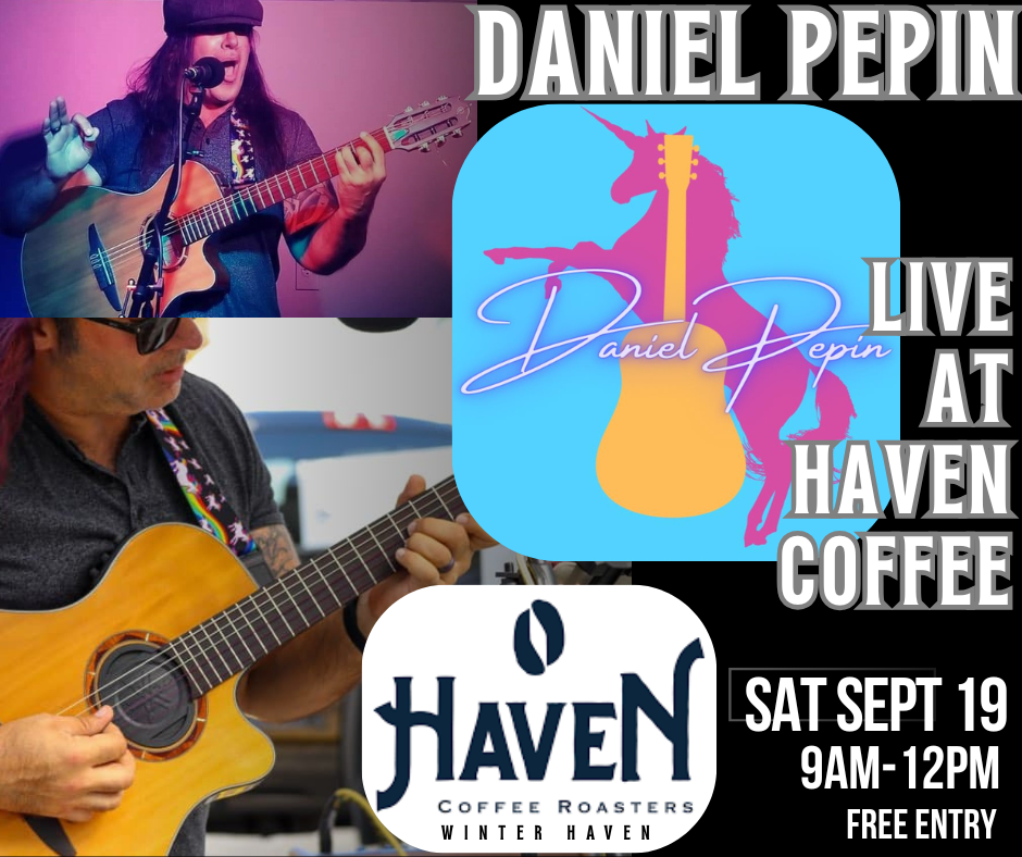 Daniel Pepin live at Haven Coffee (Winter Haven)