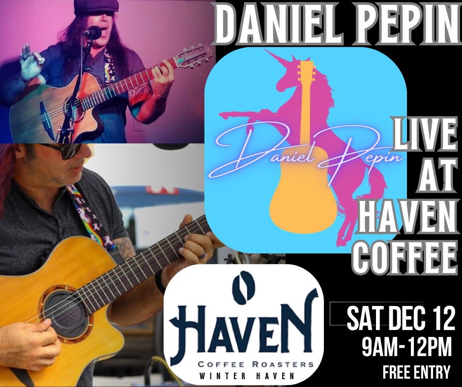 Daniel Pepin live at Haven Coffee (Winter Haven)