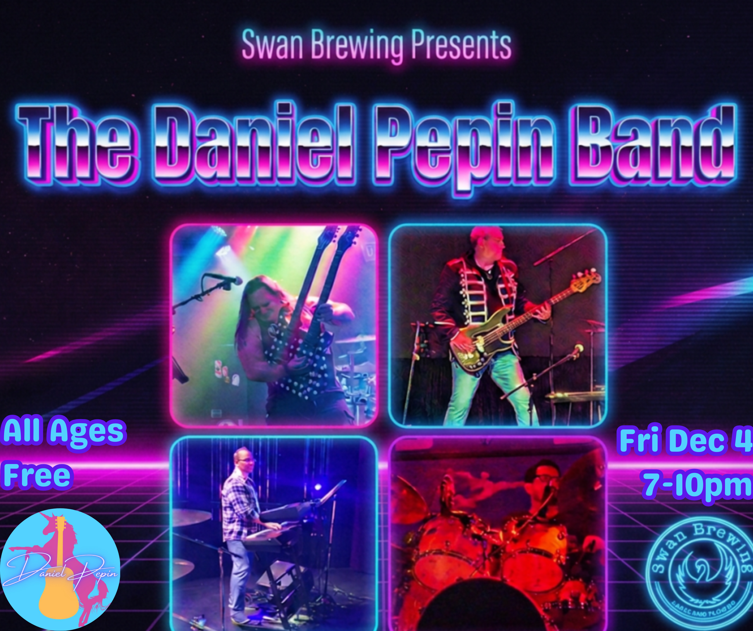 The Daniel Pepin Band live at Swan Brewing