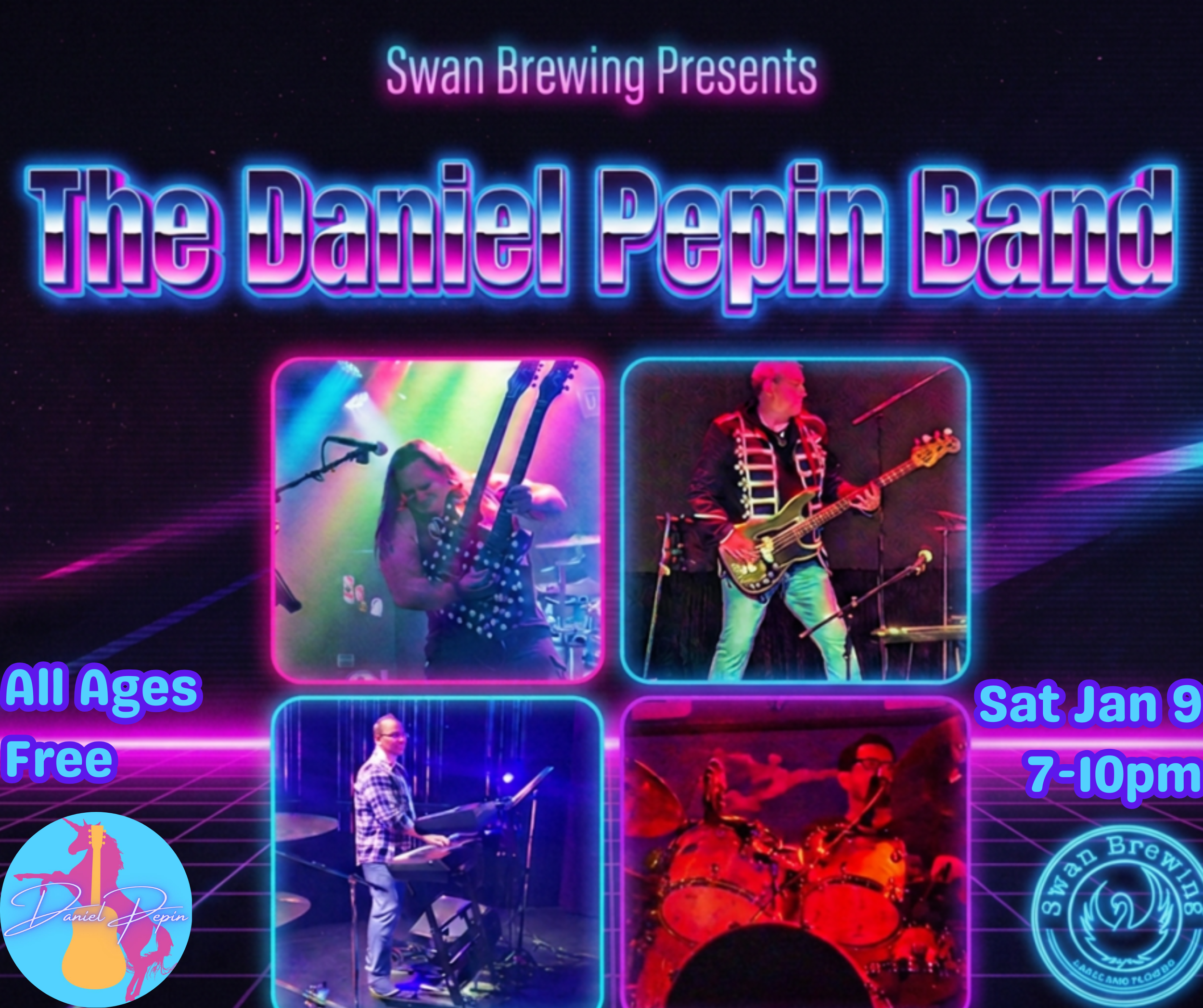 The Daniel Pepin Band live at Swan Brewing
