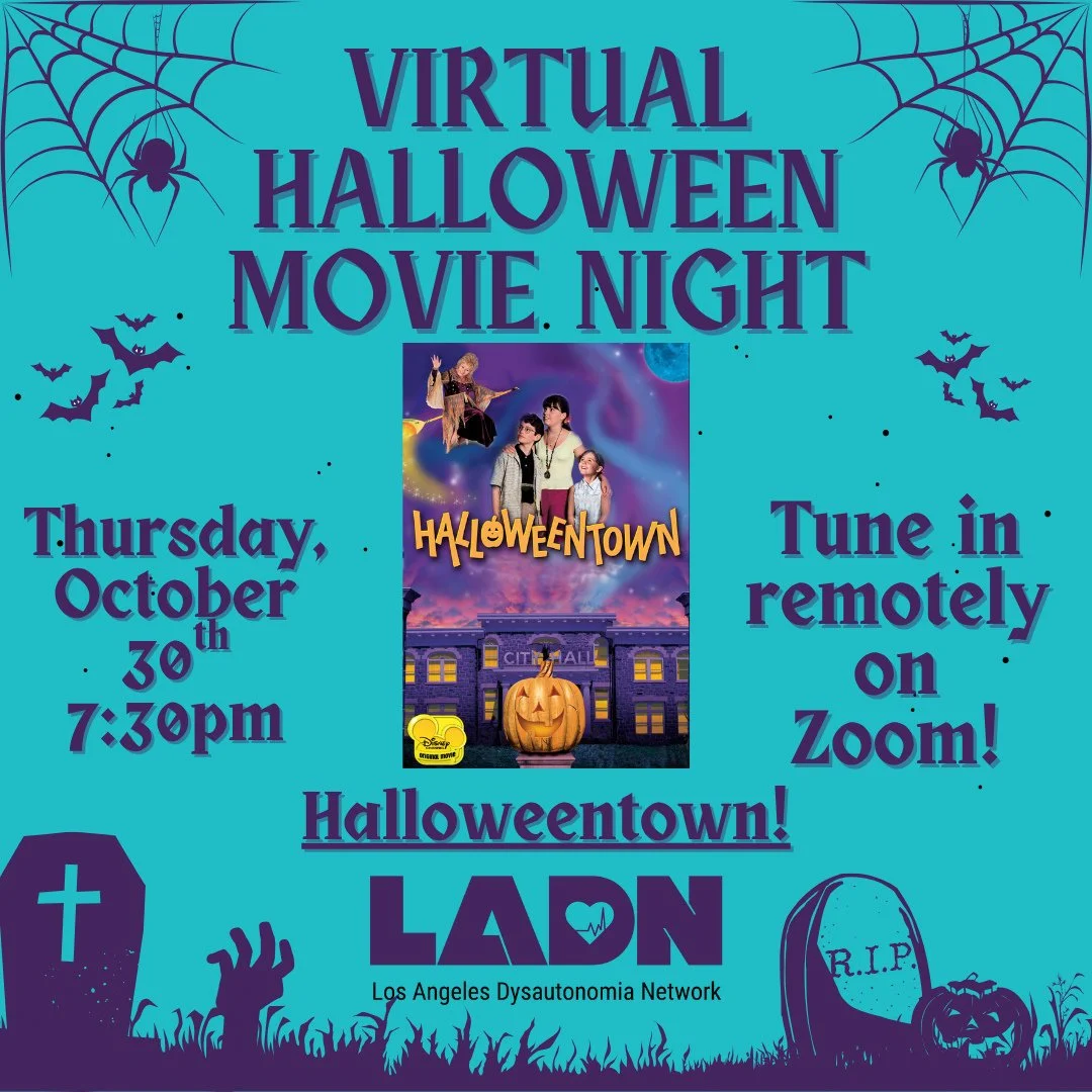 Couldn't make our in-person Halloween event yesterday? Or did you come but you're ready for even more Halloween fun? Join us this Thursday, October 30th for our virtual Halloween movie night! 🎃
We'll be streaming Halloweentown over Zoom on Thursd