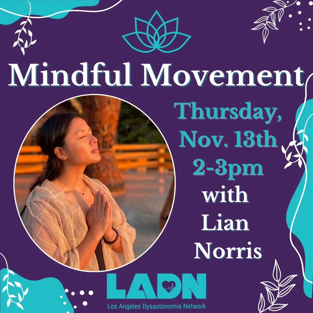 We invite you to join us next week Thursday, November 13th, 2-3pm, for Mindful Movement with instructor Lian Norris! @youcanyogala⁠
Sign up at: https://forms.gle/zPXT79JmM8xK7mdM6⁠
⁠
About this workshop:⁠
⁠
Lian will be teaching a 1-hr &ldquo;mindful
