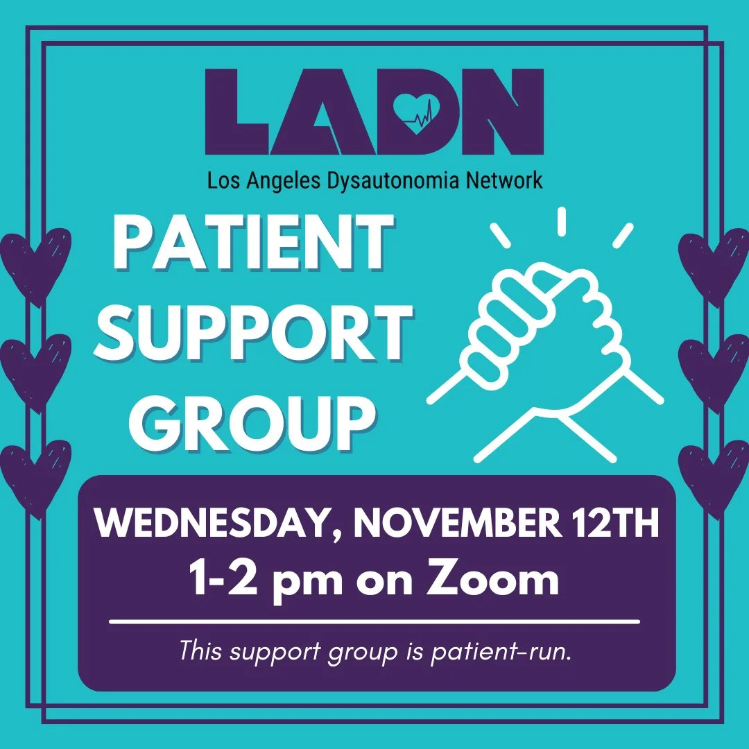 LADN's patient support group is meeting this Wednesday, November 12th, 1-2pm! Please sign up in advance to receive the Zoom link at: ⁠
https://form.jotform.com/252876105465159⁠
⁠
Our support group provides a space for patients to share their experien