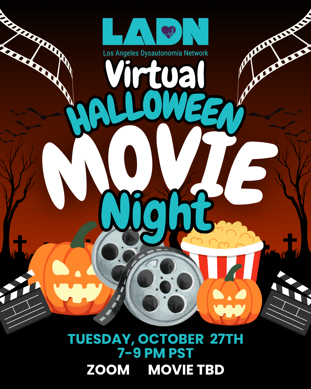 Virtual Halloween Movie Night!