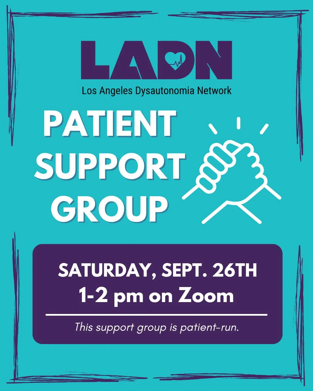 Please join us for our patient support group this Saturday, September 26th at 1pm. Our groups are a great place to ask questions, share resources, and be in a community of others who "get it." ⁠
Sign up at the link in our bio to receive the