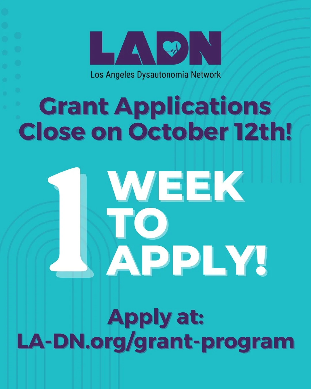 There is only one week left to apply for a healthcare access grant! ⁠
Learn more about our grant program, eligibility, and how to apply on our website at: la-dn.org/grant-program⁠
⁠
Last minute application questions? Attend our grant program office h