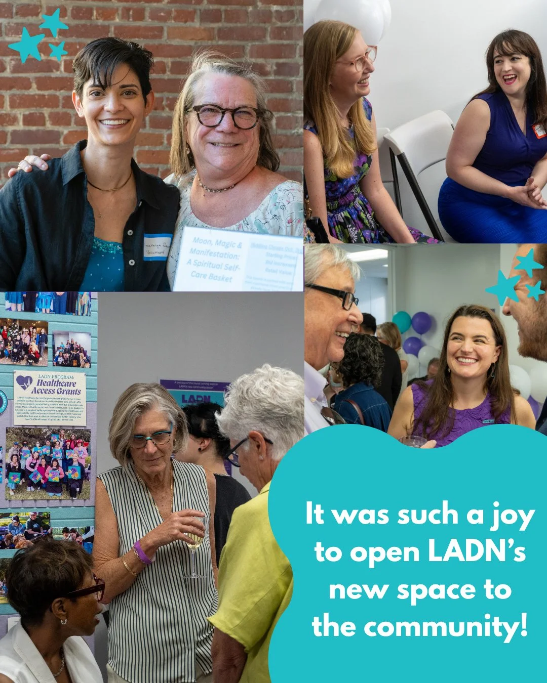 We had SO much fun opening LADN's doors to the community! Our housewarming celebration brought together LADN members, supporters, healthcare providers, and community partners. We are so grateful for all the love and support they shared with us that d