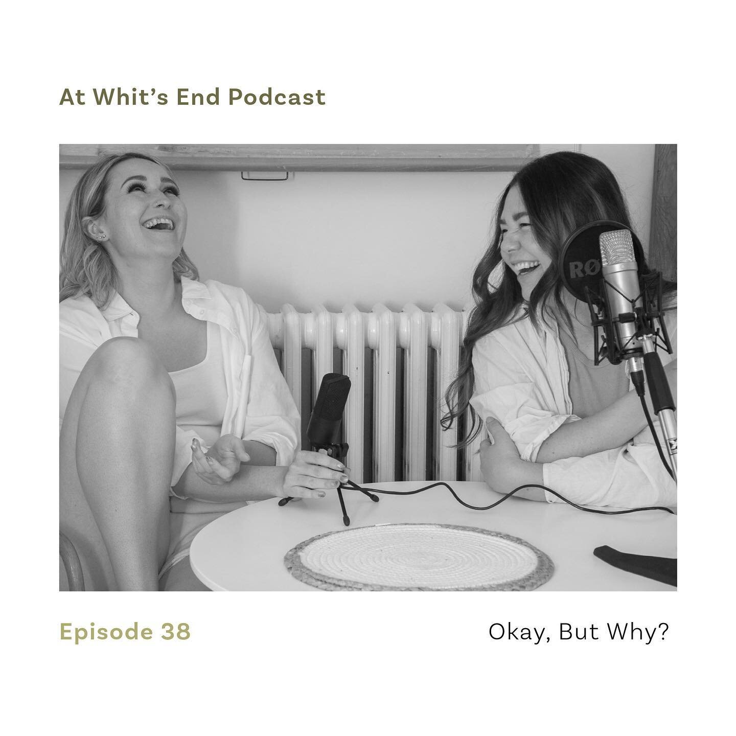 Been a while since I shared a podcast episode on here but this week&rsquo;s one is a good one! @maggsymayco and I are diving into the most burning &ldquo;why&rdquo; questions on our minds from why we all love true crime so much to why salt makes ever