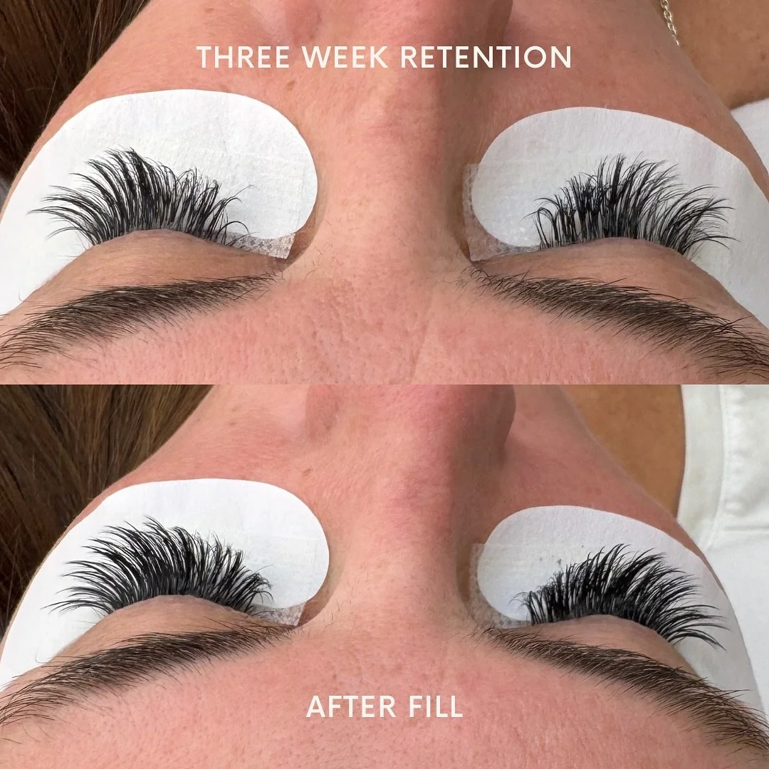 Gotta love a fill before and after! 

For more information including booking, please refer to the contact information below or visit:

www.onpointpermanent.com 

@on.point.lashing 
✉️kalesthetics@gmail.com
📲970-443-1251 
.
.
.
.
.
.
.
.
#lashextensi