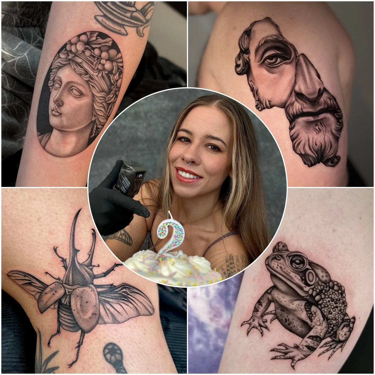 2 YEARS OF TATTOOING!!! 🥳🥳

Wow&mdash;hard to believe it&rsquo;s already been two years since finishing my apprenticeship. I&rsquo;m incredibly thankful to my mentors who taught me everything I know. Choosing this path has been the best professiona