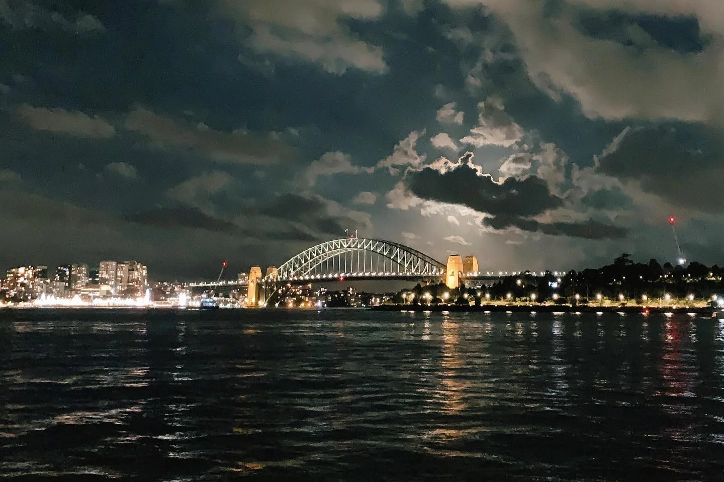 The worm moon casting its glow on this Sydney icon - Happy 90th Birthday Harbour Bridge 🌚

#harbourbridge #fullmoon #wormmoon #sydneyharbour #sydneyharbourbridge