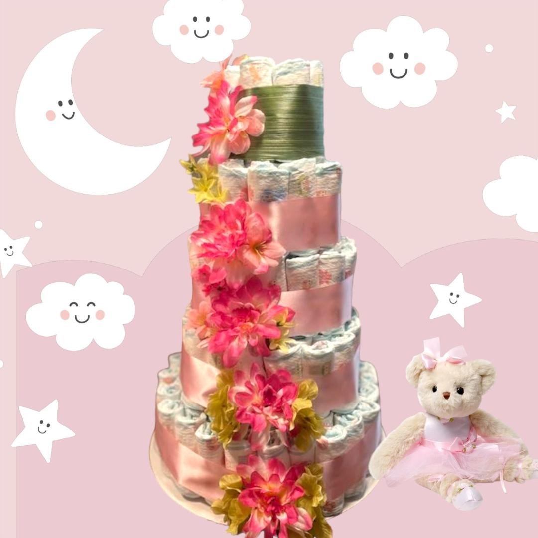 diaper cake no baby.jfif