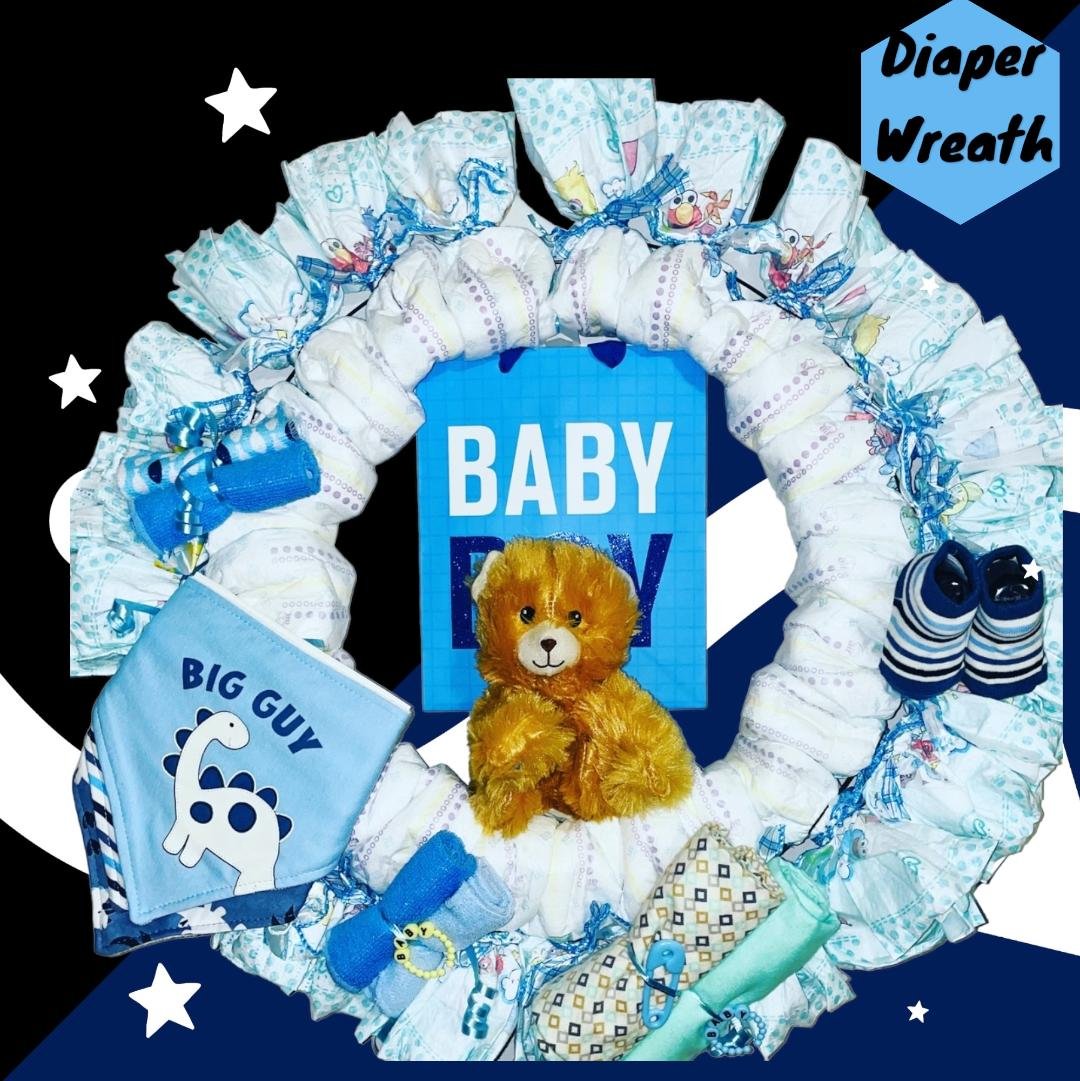 Diaper Wreath