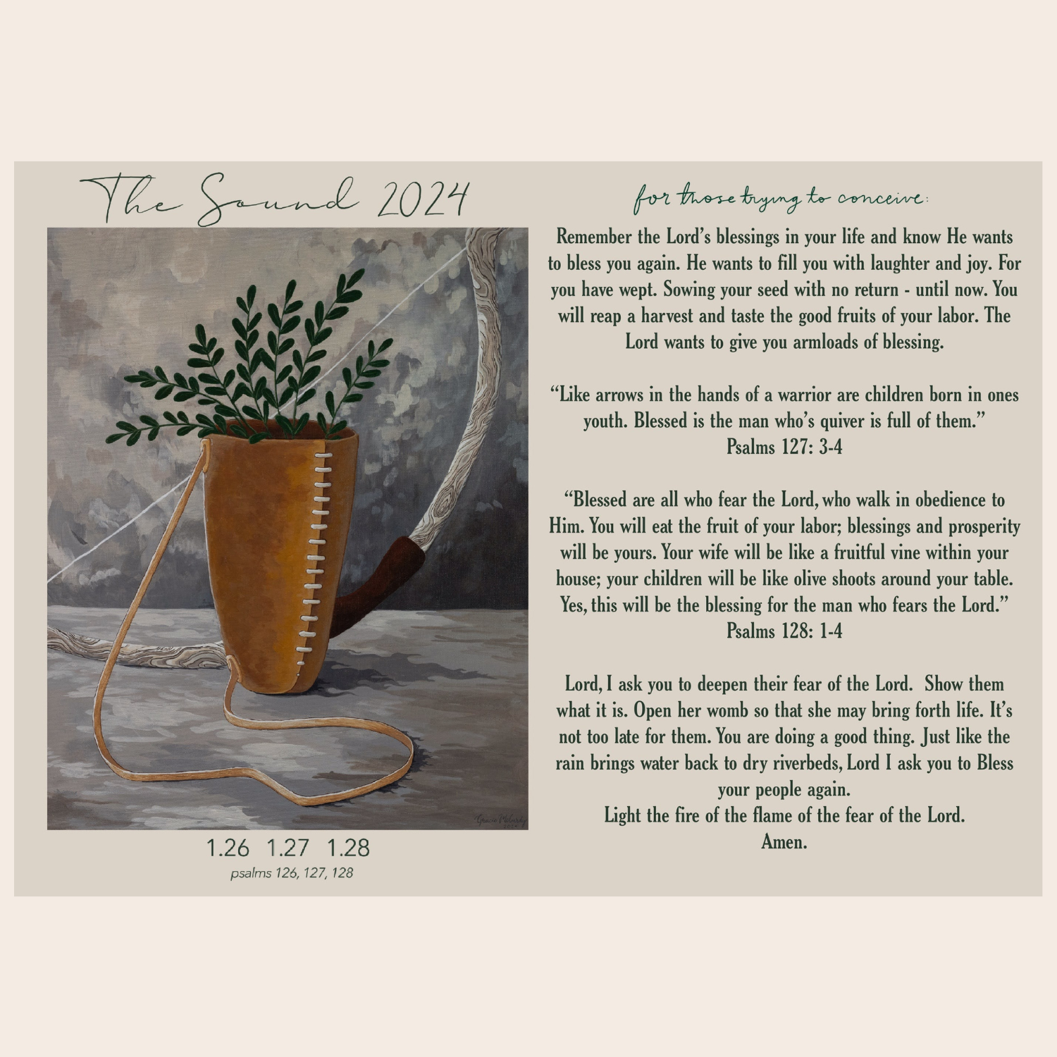 Quiver & Shoots - Prayer Card