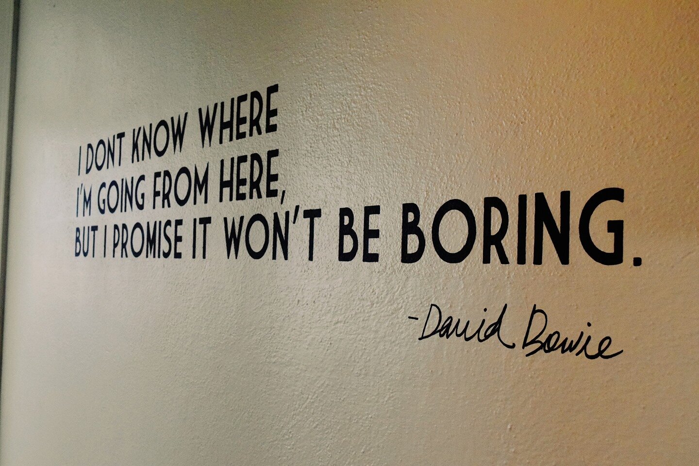 Bowie motivation is the best kind of motivation.🔥
#coworking
#paramountsecondfloor
#cheyennewyoming