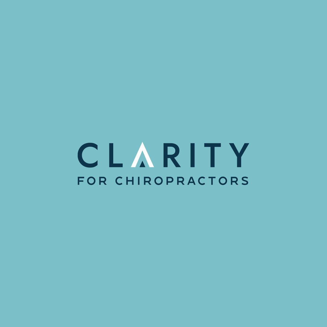 Brand identity design for chiropractic software, Clarity For Chiropractors, empowering chiropractors with seamless and efficient patient reporting tools.​​​​​​​​​
We designed this versatile logo mark to adapt to different print and digital applicatio