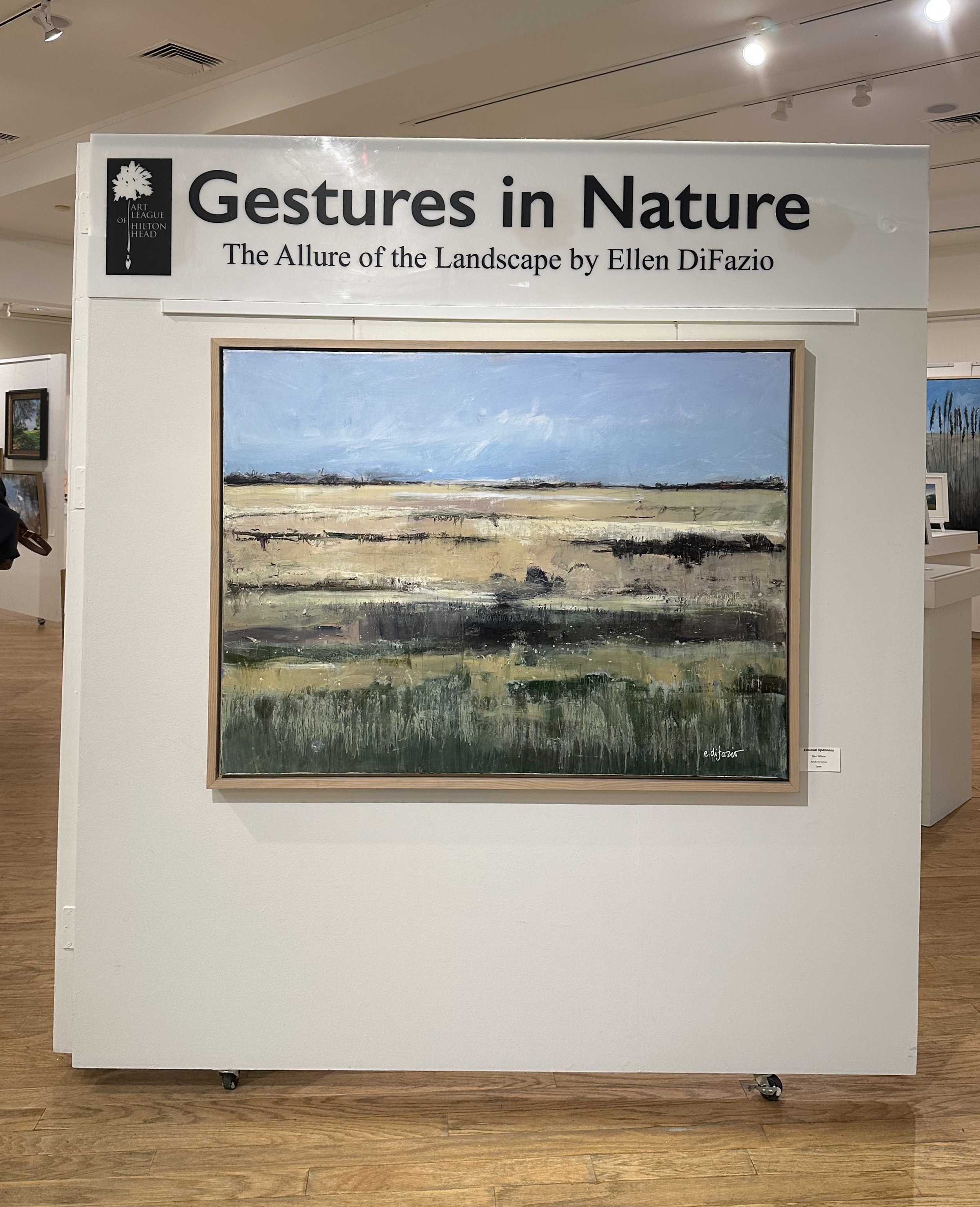 Gestures in Nature Solo Exhibit at Art Center of Coastal Carolina
