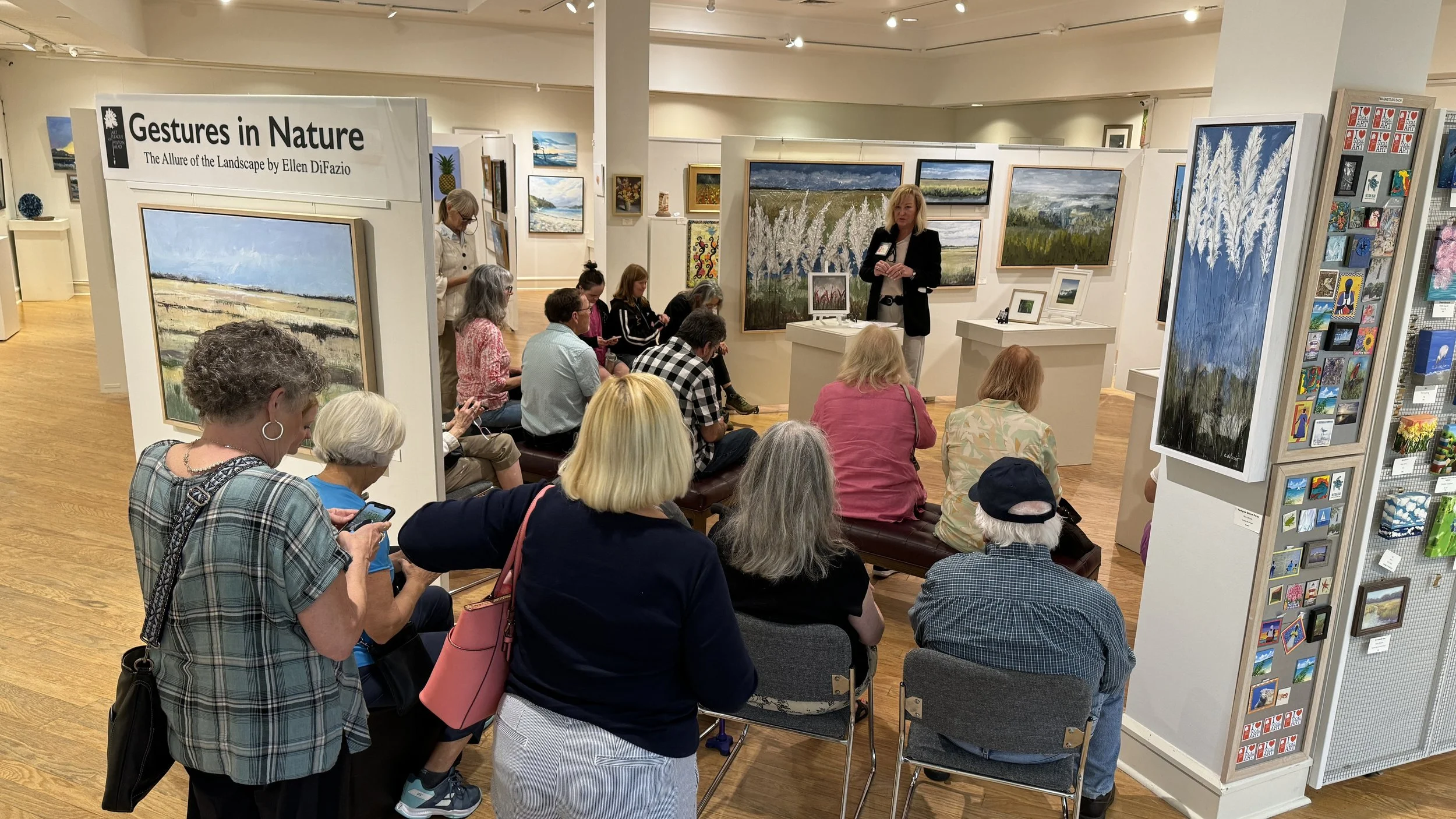 Solo Exhibit at The Art Center of Coastal Carolina lecture and demonstration.