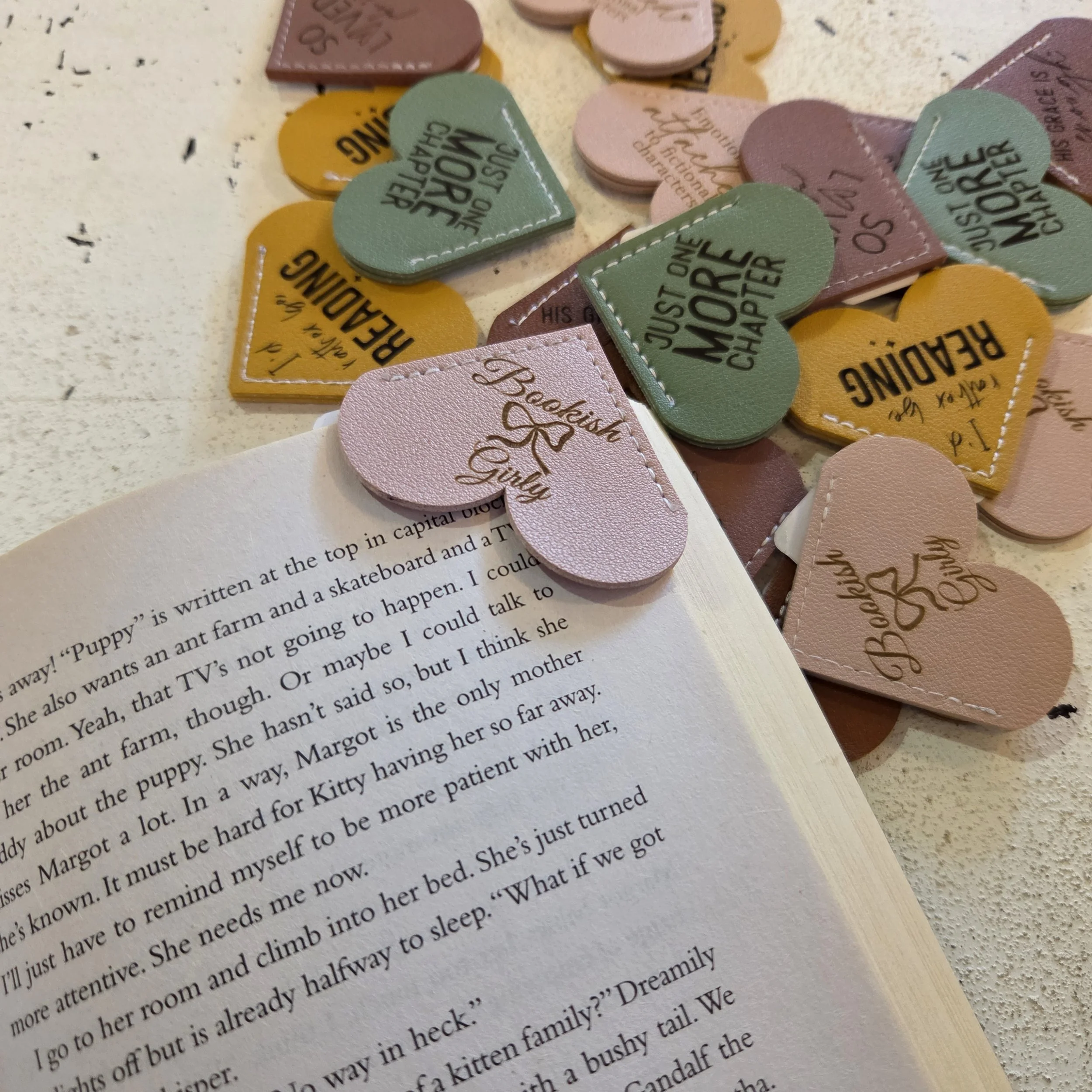 Leather Bookmark Ear